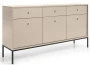 Komoda Mono 154 cm szeroka beż piaskowy