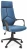 Fotel gabinetowy Voyager obrotowy z mechanizmem TILT do biura czarny / niebieski