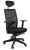 Ergonomiczny fotel biurowy regulowany Tune czarny