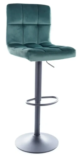 Hoker tapicerowany C-105 Velvet Bluvel 78 zielony