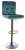 Hoker tapicerowany C-105 Velvet Bluvel 78 zielony