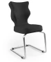 Krzesło konferencyjne ergonomiczne Nero wzrost 159-188 cm chromowana podstawa - Solar 1