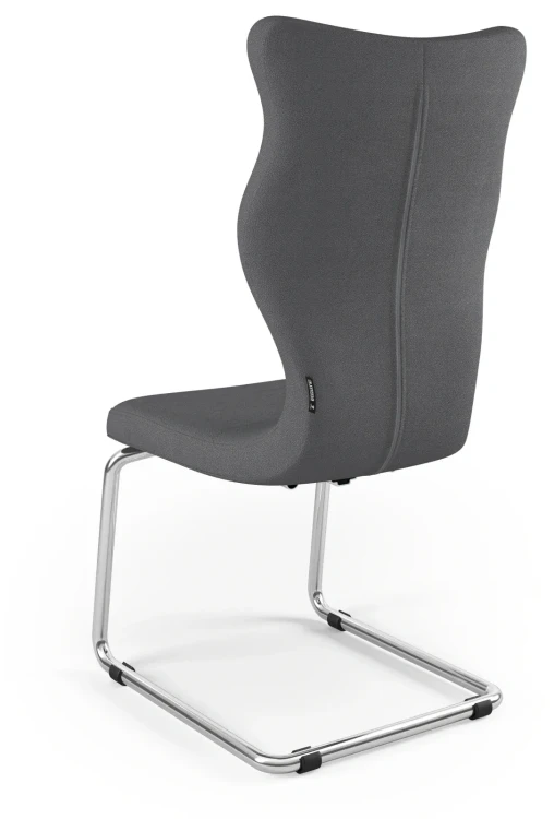 Krzesło konferencyjne ergonomiczne Nero wzrost powyżej 188 cm chromowana podstawa - Solar 33