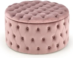 Pufa Nunez 70 cm ze schowkiem velvet różowa 