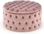 Pufa Nunez 70 cm ze schowkiem velvet różowa