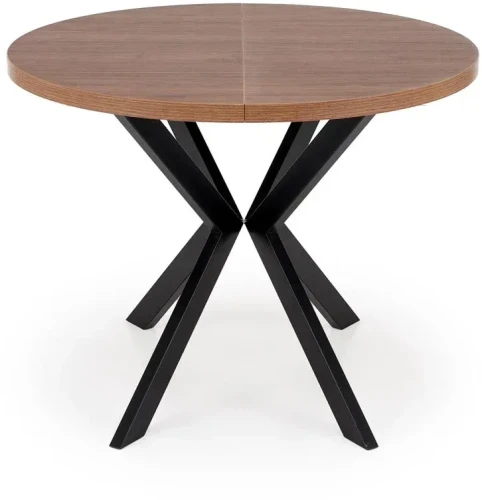 Stół rozkładany Peroni 100-250 cm do jadalni orzech / czarny