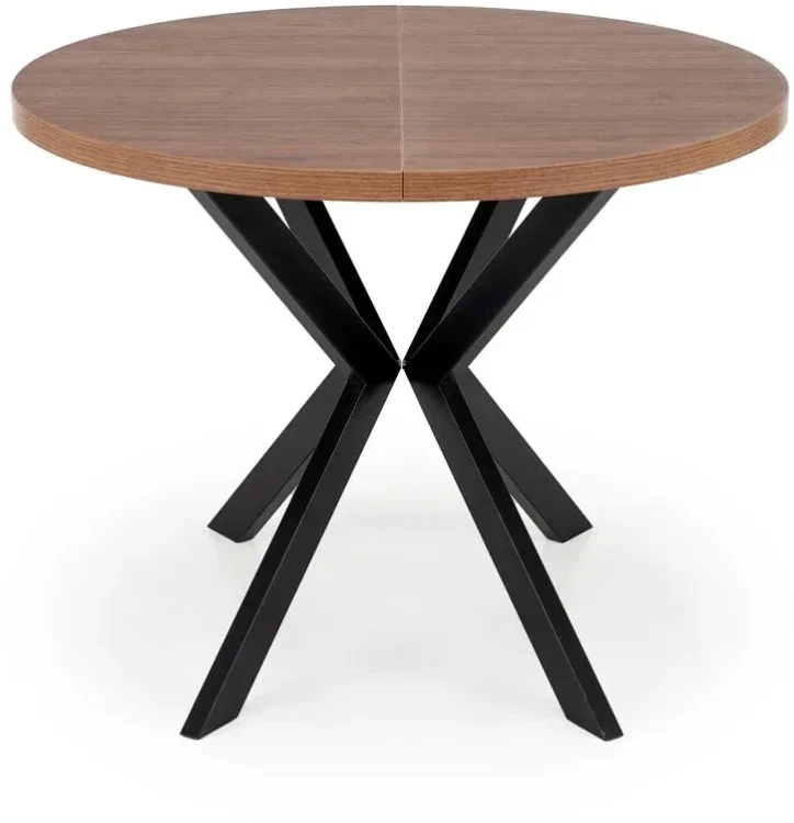 Stół rozkładany Peroni 100-250 cm do jadalni orzech / czarny