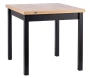 Stół rozkładany Flip 80-160 cm dąb artisan/czarny