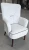 Fotel tapicerowany Bishop z drewnianymi nogami jasny popiel OUTLET