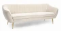 Sofa tapicerowana Delicante IV w stylu skandynawskim - Velluto 1 Cream