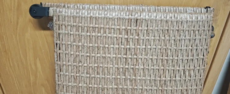 Skrzynia ogrodowa technorattanowa 480 litrów 133 cm beżowa naturalna
