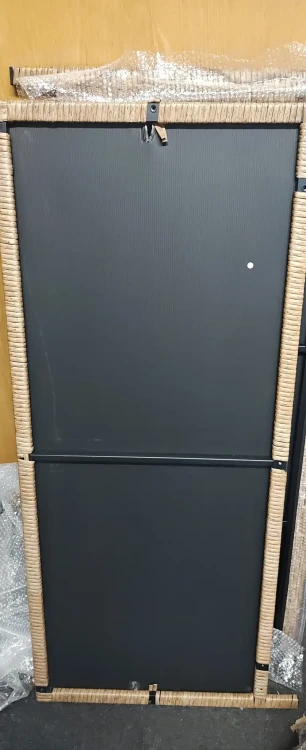 Skrzynia ogrodowa technorattanowa 480 litrów 133 cm beżowa naturalna