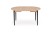 Stół rozkładany Pivot okrągły do jadalni 102-142 cm dąb artisan/czarny