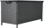 Skrzynia ogrodowa technorattanowa 480 l 133x56x64 cm na poduszki szara