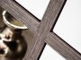Komoda podświetlana Cross biały/biały połysk/Perla Elm