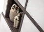 Komoda podświetlana Cross biały/biały połysk/Perla Elm