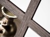 Komoda podświetlana Cross biały/biały połysk/Perla Elm