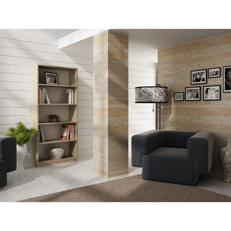 Regał z półkami 80cm Sonoma