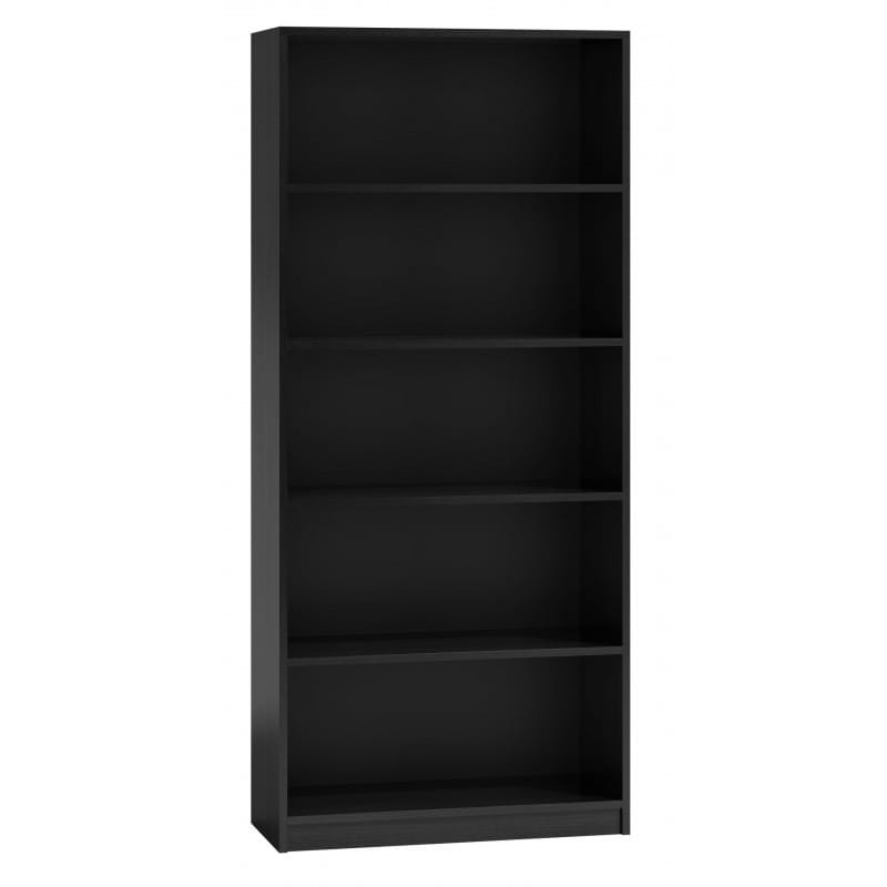 Regał z półkami 80cm Czarny