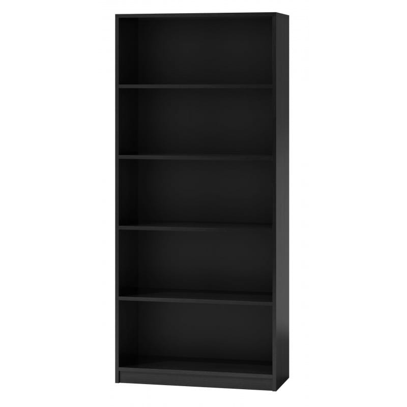 Regał z półkami 80cm Czarny