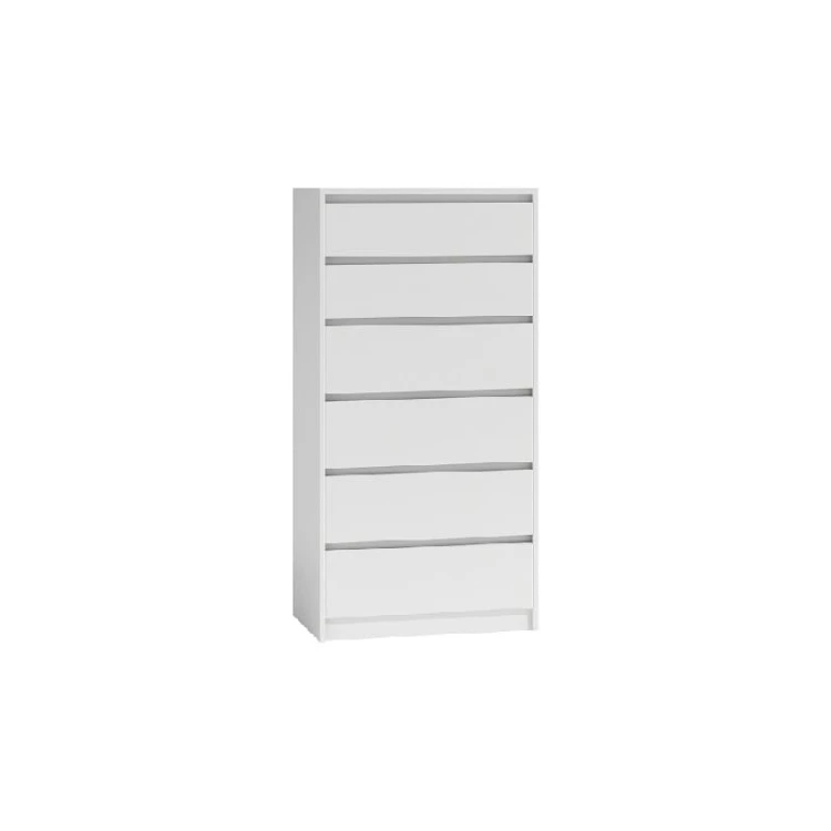 Komoda Karol VI 6 szuflad Biała