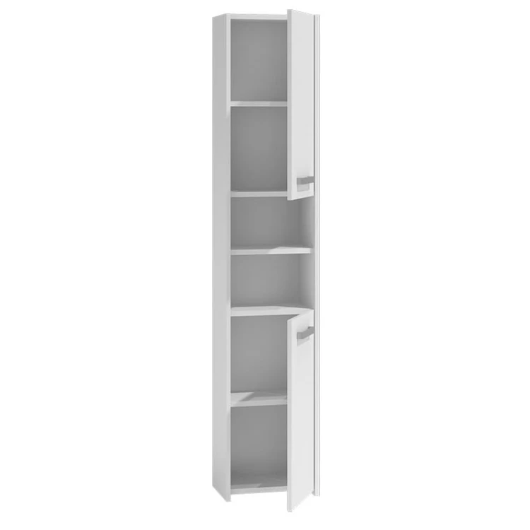 Szafka łazienkowa regał Basu 30cm Biała