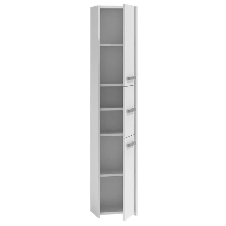 Szafka łazienkowa słupek Basu II 30cm Biała