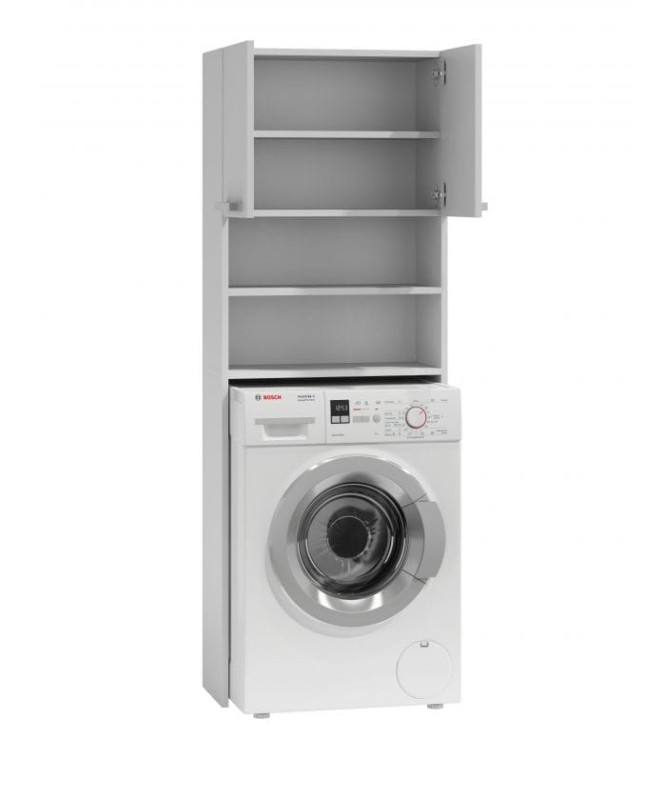 Szafka łazienkowa nad pralkę Basu Biała