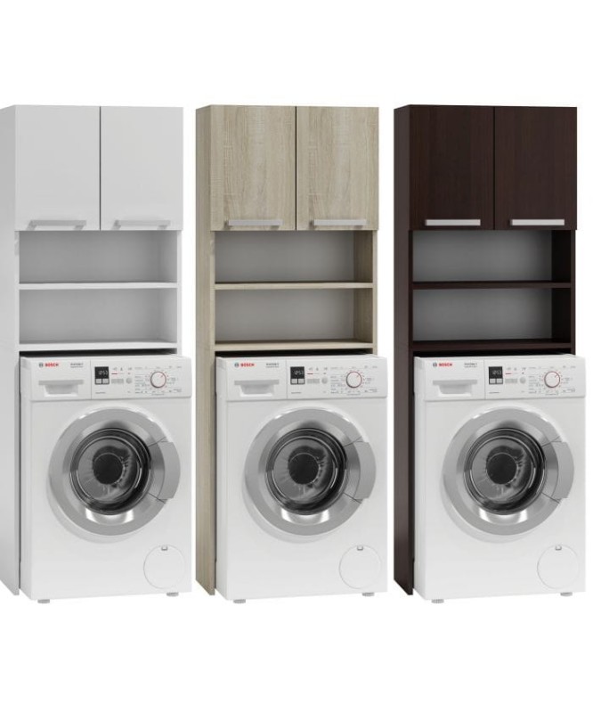 Szafka łazienkowa nad pralkę Basu Biała