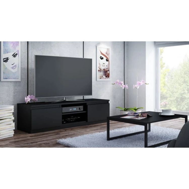 Szafka RTV Bono 120cm Czarna