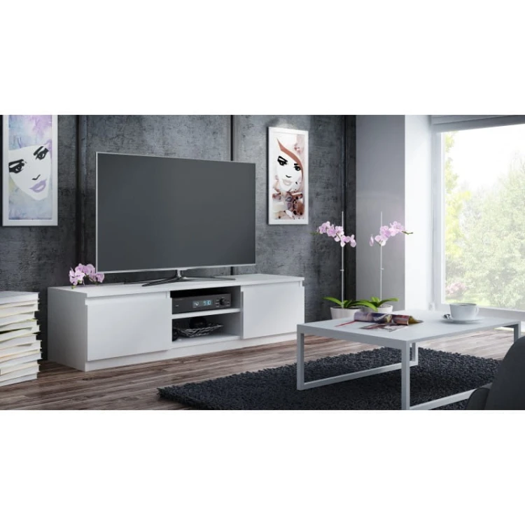 Szafka RTV Bono 140cm Biała