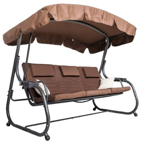 Huśtawka ogrodowa Neapoli Brązowa