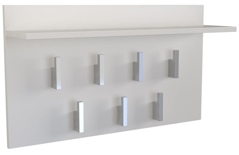 Wieszak półka Magda do przedpokoju / Biel
