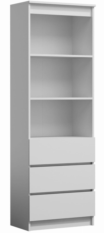 Regał biurowy Tymon 60 / Biały