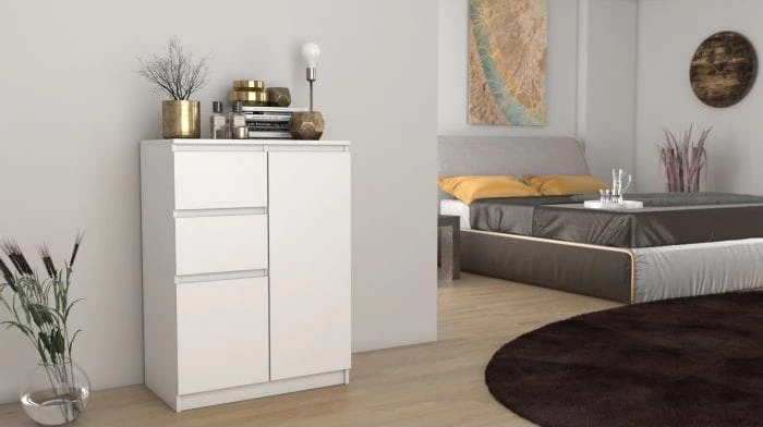 Komoda szafka Sergiusz 70 cm / Biel