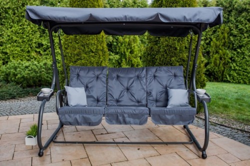 Huśtawka ogrodowa Argos Szara