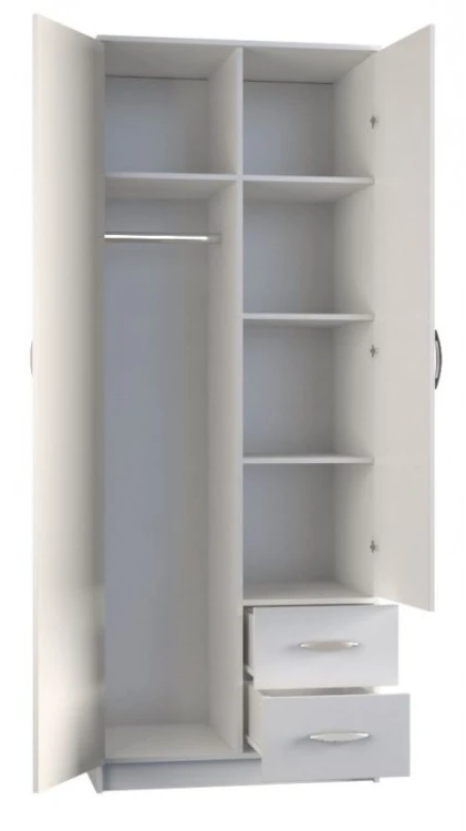 Szafa Walter z lustrem 80 cm / Biała
