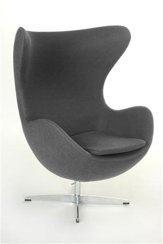 Fotel Jajo szary jasny kaszmir 42 Premium