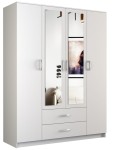 Szafa Walter z lustrem 160 cm / Biel