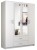 Szafa Walter z lustrem 160 cm / Biel