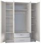 Szafa Walter z lustrem 160 cm / Biel