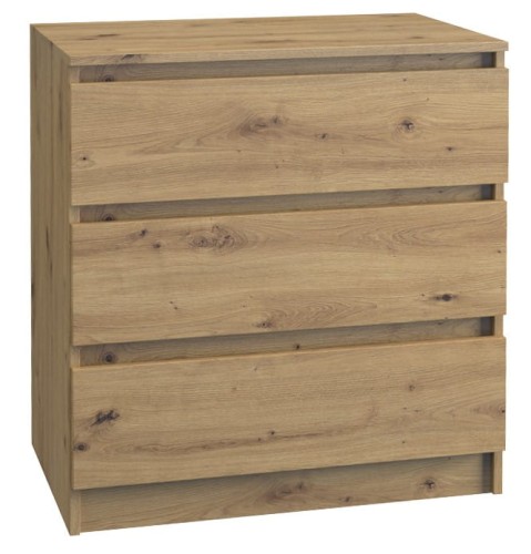 Komoda Malwina I 3 szuflady | Dąb Artisan