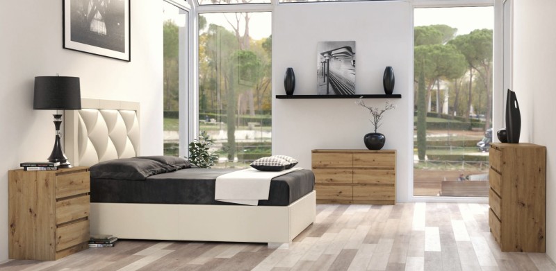 Komoda Malwina I 3 szuflady | Dąb Artisan