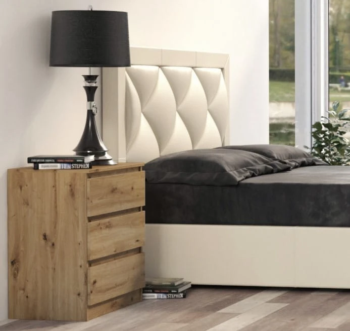 Komoda Malwina I 3 szuflady | Dąb Artisan