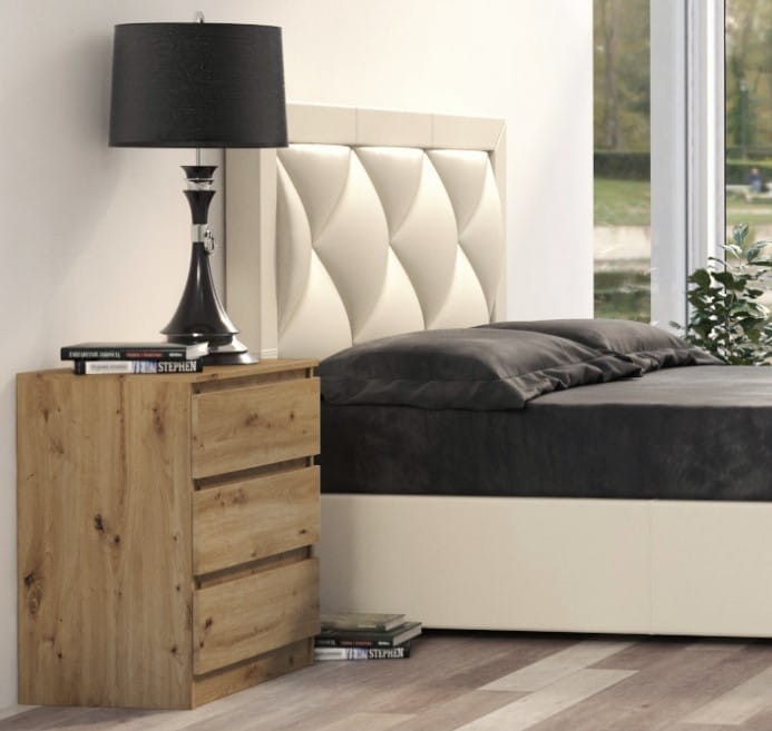 Komoda Malwina I 3 szuflady | Dąb Artisan