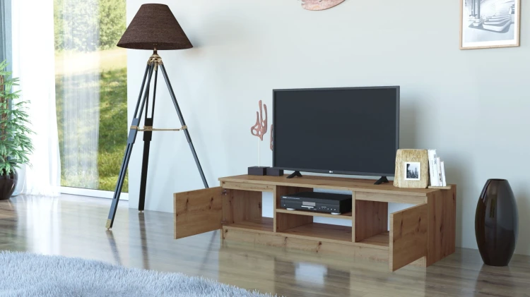 Szafka RTV Bono 120 cm | Dąb Artisan