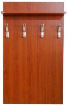 Wieszak ścienny Akron złożony do przedpokoju