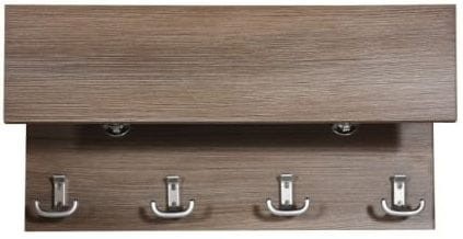 Wieszak ścienny do przedpokoju złożony Lindos