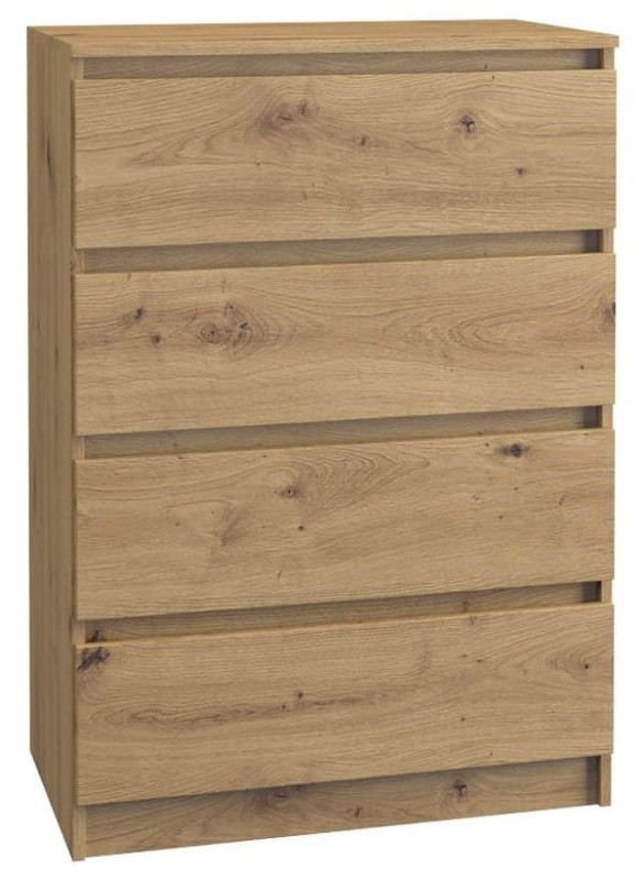 Komoda Malwina II 4 szuflady | Dąb Artisan