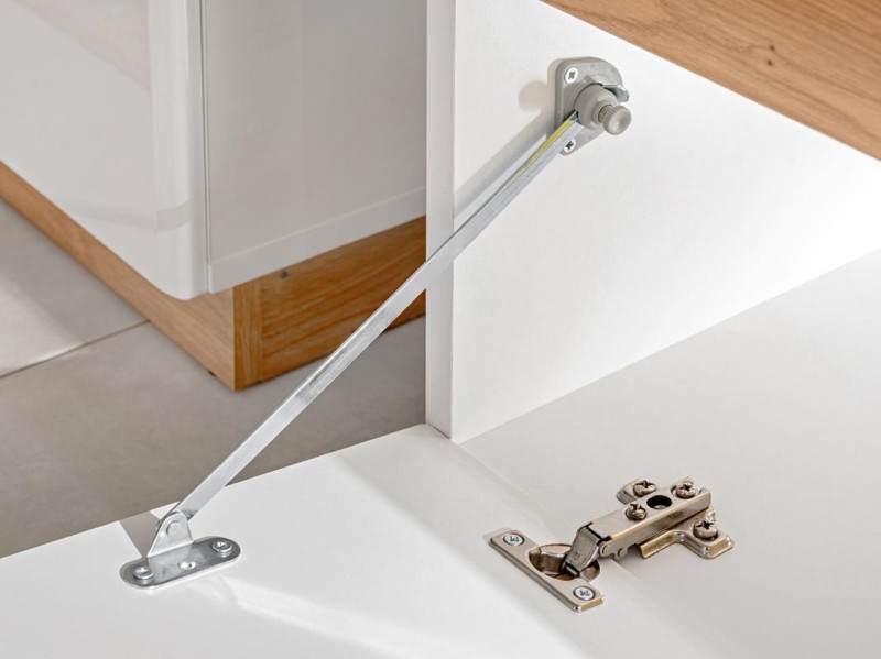 FAME meblościanka biały mat/dąb artisan